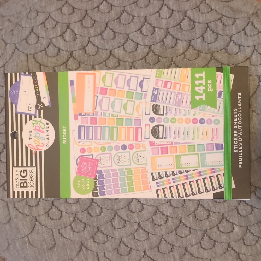 New Happy Planner budget sticker book